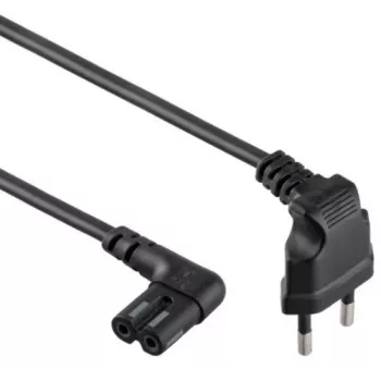Power cable Gembird PC-184L 1 m H05VV-F CEE7/16 to C7, 2.5 A, black