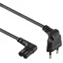 Power cable Gembird PC-184L 1 m H05VV-F CEE7/16 to C7, 2.5 A, black