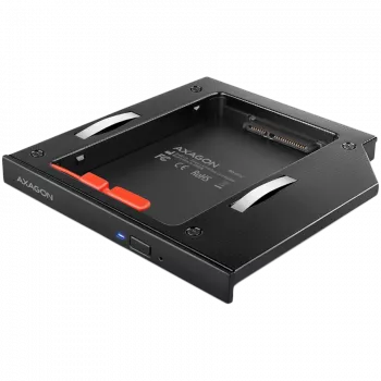 AXAGON RSS-CD12 2.5 SSD/HDD Adapter for Optical drive 12.7 mm LED