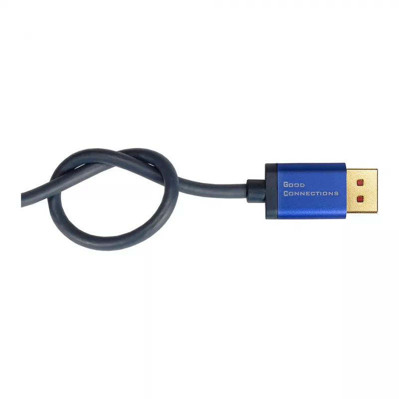 Video Cable Adapter Alcasa 4860-SF030B 3m DisplayPort HDMI Black Blue