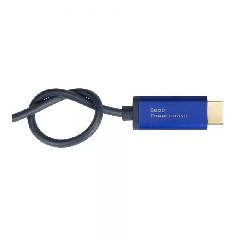 Video Cable Adapter Alcasa 4860-SF030B 3m DisplayPort HDMI Black Blue