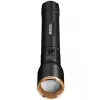 Flashlight Duracell DF4000R black — handheld rechargeable torch, compact design