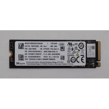 2.5-inch SATA SSD Lenovo 256GB model 5SS1F20642