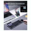 Inateck KB06101_STEEL GRAY keyboard Home RF Wireless + Bluetooth QWERTZ English Black