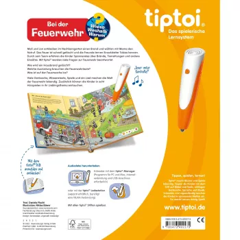 tiptoi Why? How? What For? At the Fire Brigade, Learning Book