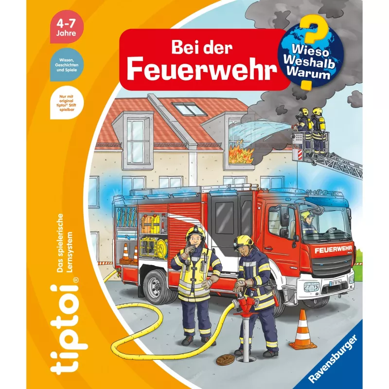 tiptoi Why? How? What For? At the Fire Brigade, Learning Book