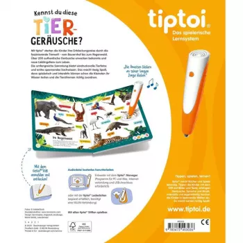 tiptoi Kennst du diese Animal Sounds?, Learning Book