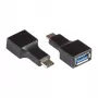 USB Gender Changer Alcasa USB-AD301 Black