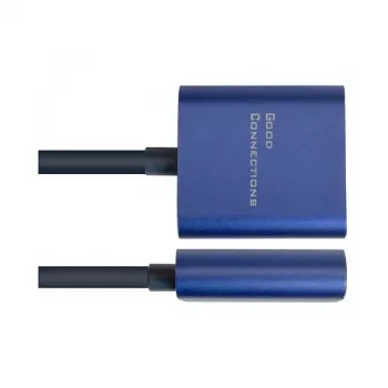 Video cable adapter Alcasa MDP-HDMI2 0.2 m Mini DisplayPort HDMI Black Blue