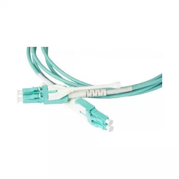 Patch Cable LWL Duplex OM3 (Multimode, 50/125) LC/LC, UNIBOOT, LSZH, reversible polarity, Entriegelungslasche, 2m, Good Connections® (LW-U802LC3)