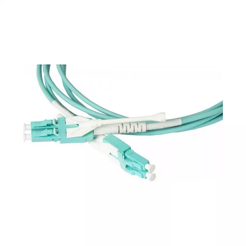 Patch Cable LWL Duplex OM3 (Multimode, 50/125) LC/LC, UNIBOOT, LSZH, reversible polarity, Entriegelungslasche, 2m, Good Connections® (LW-U802LC3)