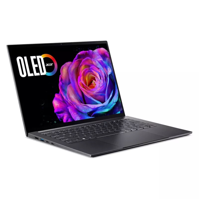 Notebook Acer Swift X 14 OLED SFX14-73G-975F NX.J81EG.004 — 14.5 inch 2880×1800, Intel Core Ultra 9 285H, 2TB SSD, GeForce RTX 5070, HDMI/USB-C, Windows 11 Home