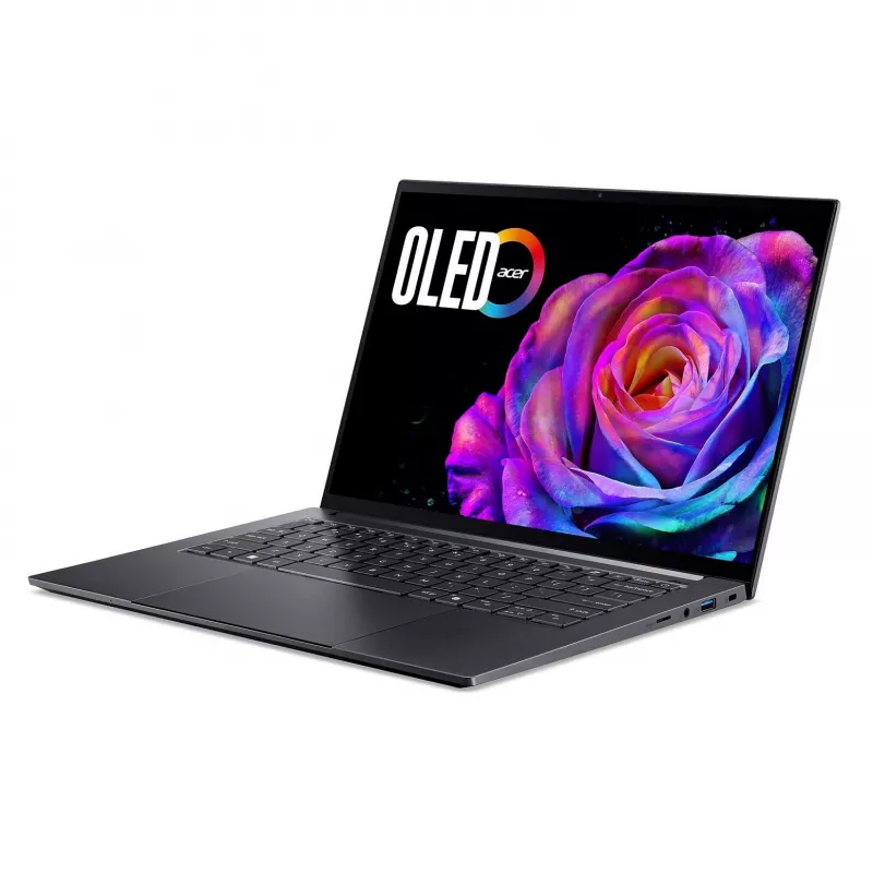 Notebook Acer Swift X 14 OLED SFX14-73G-975F NX.J81EG.004 — 14.5 inch 2880×1800, Intel Core Ultra 9 285H, 2TB SSD, GeForce RTX 5070, HDMI/USB-C, Windows 11 Home