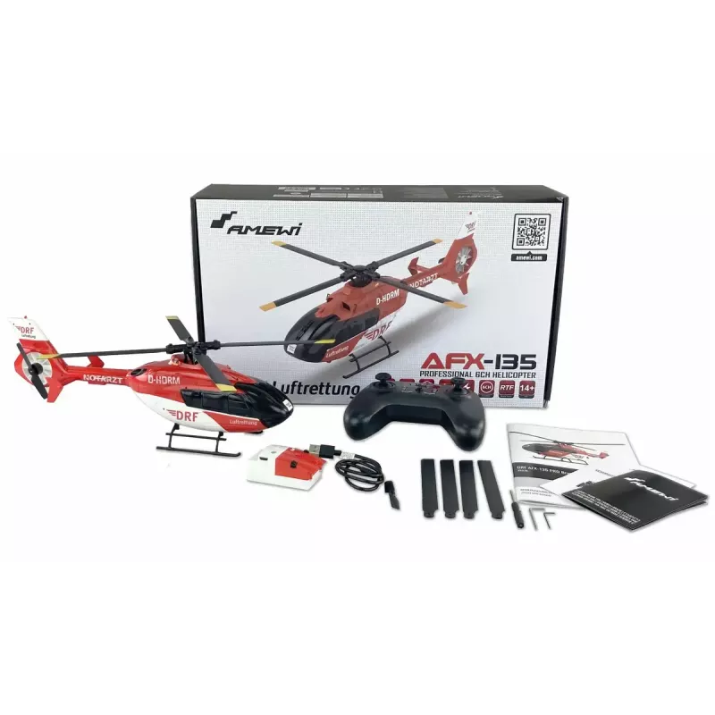Amewi AFX-135 Radio-Controlled (RC) model Helicopter Electric engine 1:32