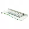Patch Panel Alcasa GC-N0119 0.5U 10 Gigabit Ethernet RJ-45 Cat6a