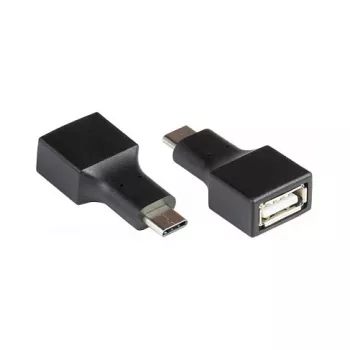 Cable gender changer USB C USB A Alcasa USB-AD201 Black