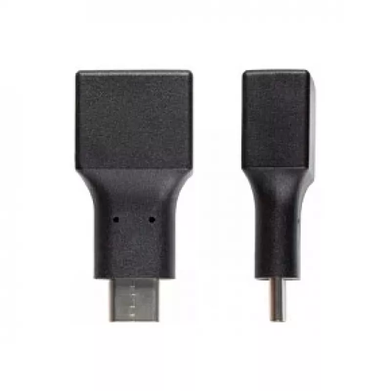 Cable gender changer USB C USB A Alcasa USB-AD201 Black