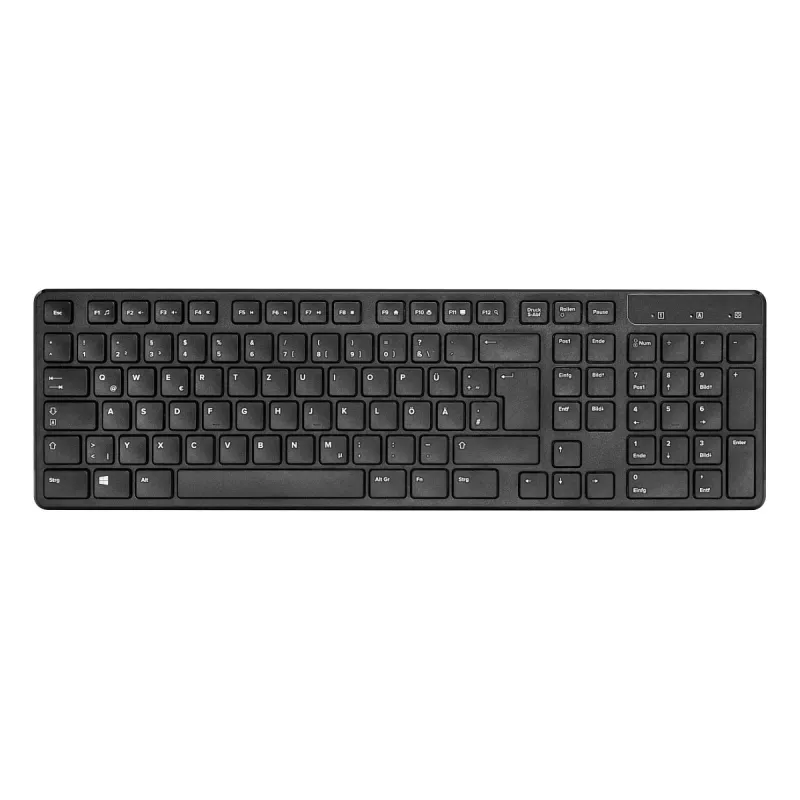 Wireless deskset Speedlink SIGNIUM SL-640303-BK Black — DE layout, cordless keyboard and mouse