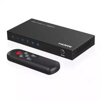 Video switch MicroConnect MC-HDMISWITCH0301-4K 4K 60Hz Metal Black