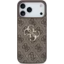 GUESS Hard Cover 4G Big Metal Logo Brown, f?r Apple iPhone 17 Pro Max, GUHCP17X4GMGBR