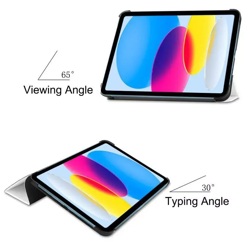 Tablet case CoreParts TABX-IP10-COVER6 — Flip case for Apple iPad (2022), 27.7 cm (10.9 inch), 2 stand modes, White