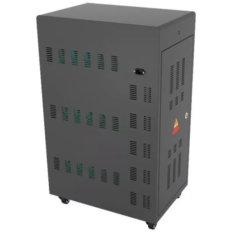 Portable device management cart Alcasa PCT01-A30S Black USB 2.4A