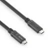 USB4 Gen 2x2 cable PureLink PI6600-030 USB‑C to USB‑C 3 m, 20 Gbit/s, magnetically shielded, black