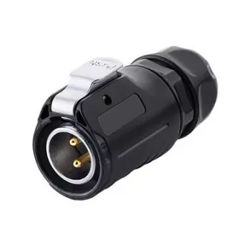 Wire Connector S1 Power 2-pin Black Alcasa IC01-20P201