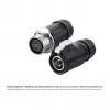 Wire Connector Alcasa IC01-20P202 S1 Power 2-pin Black