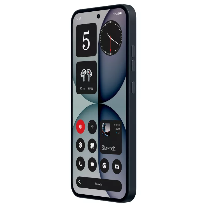 Smartphone Nothing 4a — 6.78 inch (17.2 cm) display, Snapdragon 7s Gen 4, 12 GB RAM, 256 GB, 5G, 5080 mAh, Dual SIM, Black