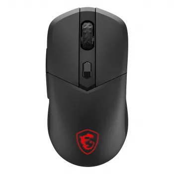 MSI VERSA 300 WIRELESS 8K Gaming Mouse, Ambidextrous, Optical, 2600 DPI, 6 Buttons, Black