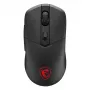 MSI VERSA 300 WIRELESS 8K Gaming Mouse, Ambidextrous, Optical, 2600 DPI, 6 Buttons, Black