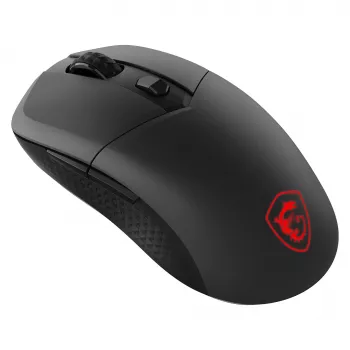 MSI VERSA 300 WIRELESS 8K Gaming Mouse, Ambidextrous, Optical, 2600 DPI, 6 Buttons, Black