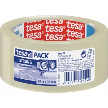Tape TESA Strong 66 m Polypropylene (PP) Transparent