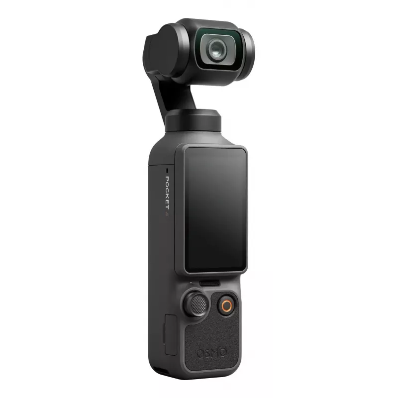 Gimbal camera DJI Osmo Pocket 4 — 4K Ultra HD video, 37 MP stills, Wi‑Fi, black