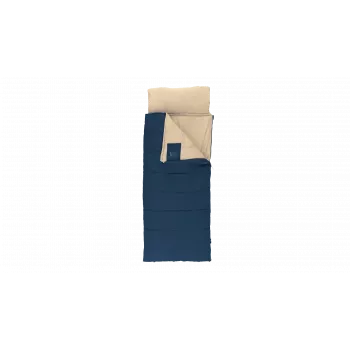 Sleeping bag Outwell Contour Lux 190 cm, synthetic, left zip, deep blue