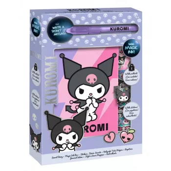 Diary with magic pen Kuromi by Kids Euroswan — children’s journal with erasable ink and themed cover