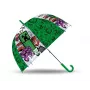 Manual transparent umbrella Kids Euroswan Minecraft — clear canopy, manual open, kids design