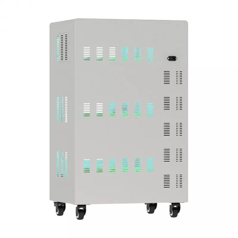 GoodConnections ANTARES PRO T30C Tablet-Ladewagen to 11 USB-C 30W Port PD3.0 UVC-Desinfektion Grey
