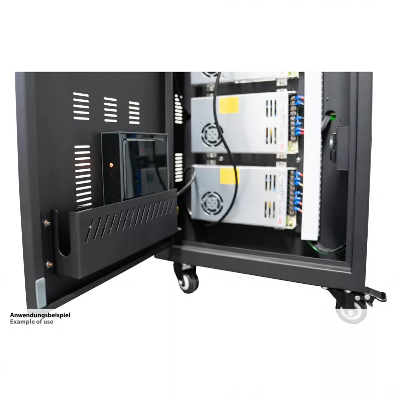 GoodConnections ANTARES PRO T30C Tablet-Ladewagen to 11 USB-C 30W Port PD3.0 UVC-Desinfektion Grey