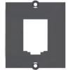 Wall plate/switch cover Bachmann 917.006 Black