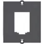 Wall plate/switch cover Bachmann 917.006 Black