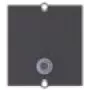 Bachmann Custom module - Modulares Faceplate-Snap-In - Mini-Phone Stereo 3,5 mm - Black (917.091)