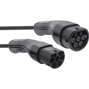 InLine 16272I Electric Vehicle Charging Cable, Type 2, 11 kW, 3-Phase, 2.5 m