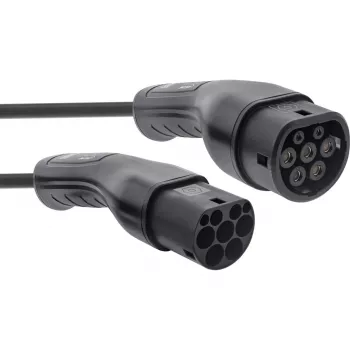 InLine 16280I Electric Vehicle Charging Cable, Type 2, 22kW, 3-Phase, 10m