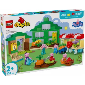 DUPLO Peppa Pig 10461 Grandpa Pigs Garden and Greenhouse Building Blocks