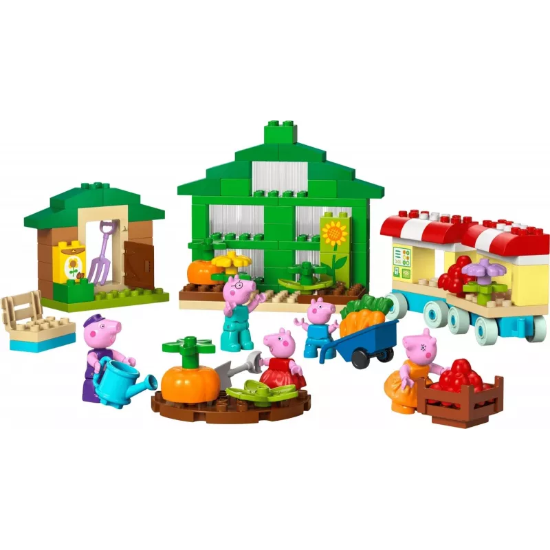 DUPLO Peppa Pig 10461 Grandpa Pigs Garden and Greenhouse Building Blocks