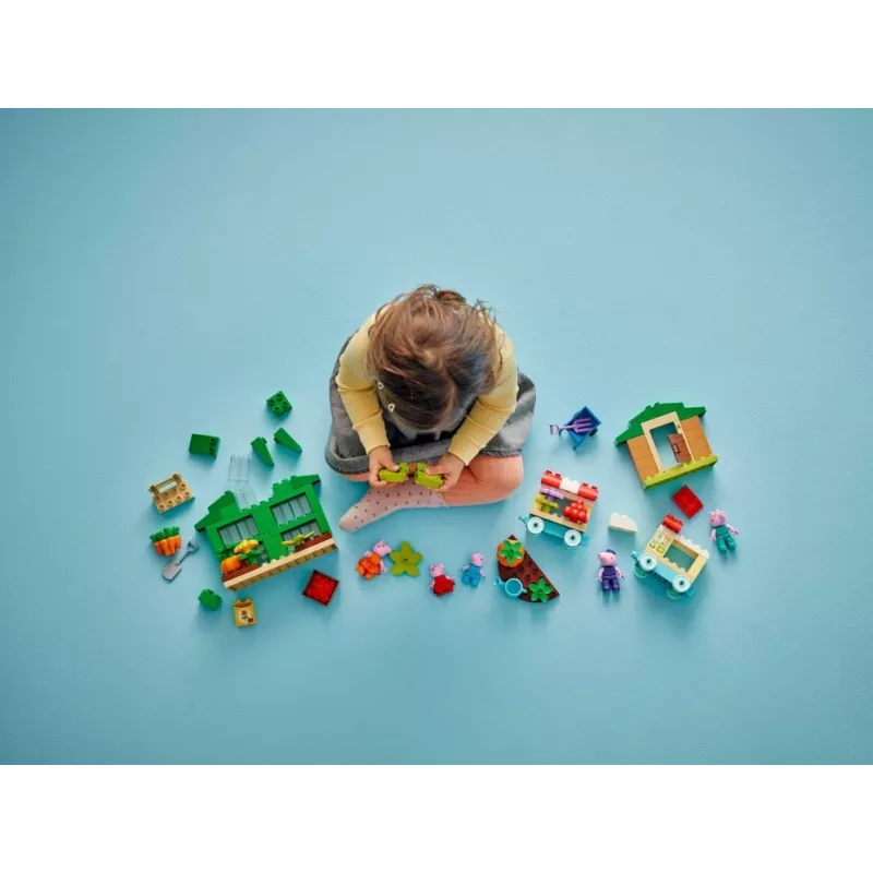 DUPLO Peppa Pig 10461 Grandpa Pigs Garden and Greenhouse Building Blocks