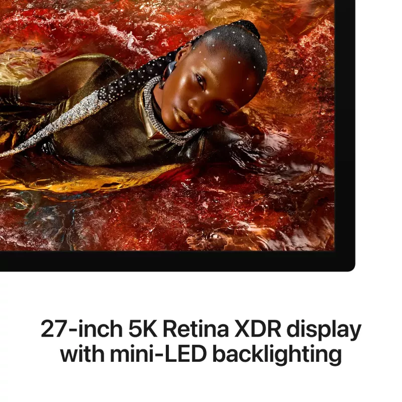 Monitor Apple Studio Display XDR 27 inch 5K Ultra HD LED, Standard glass, Tilt- and height-adjustable stand, Silver