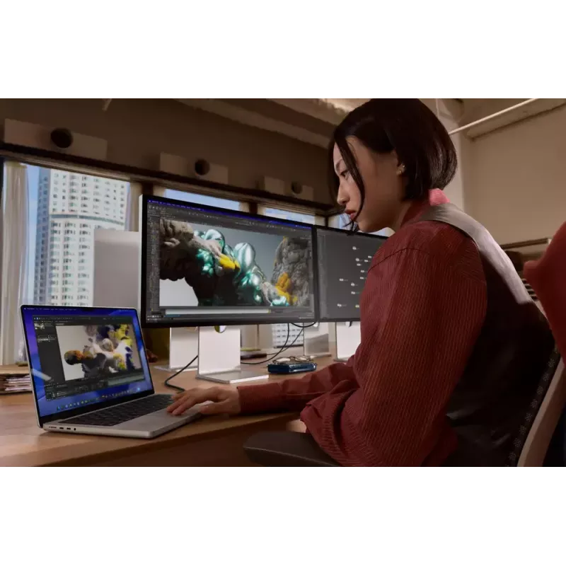 Monitor Apple Studio Display XDR 27 inch 5K Ultra HD LED, Standard glass, Tilt- and height-adjustable stand, Silver